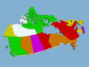 Simple Canada Map