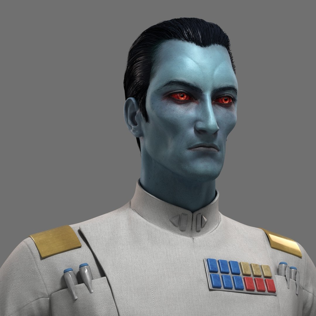 3D Model Grand Admiral Thrawn - TurboSquid 1534441