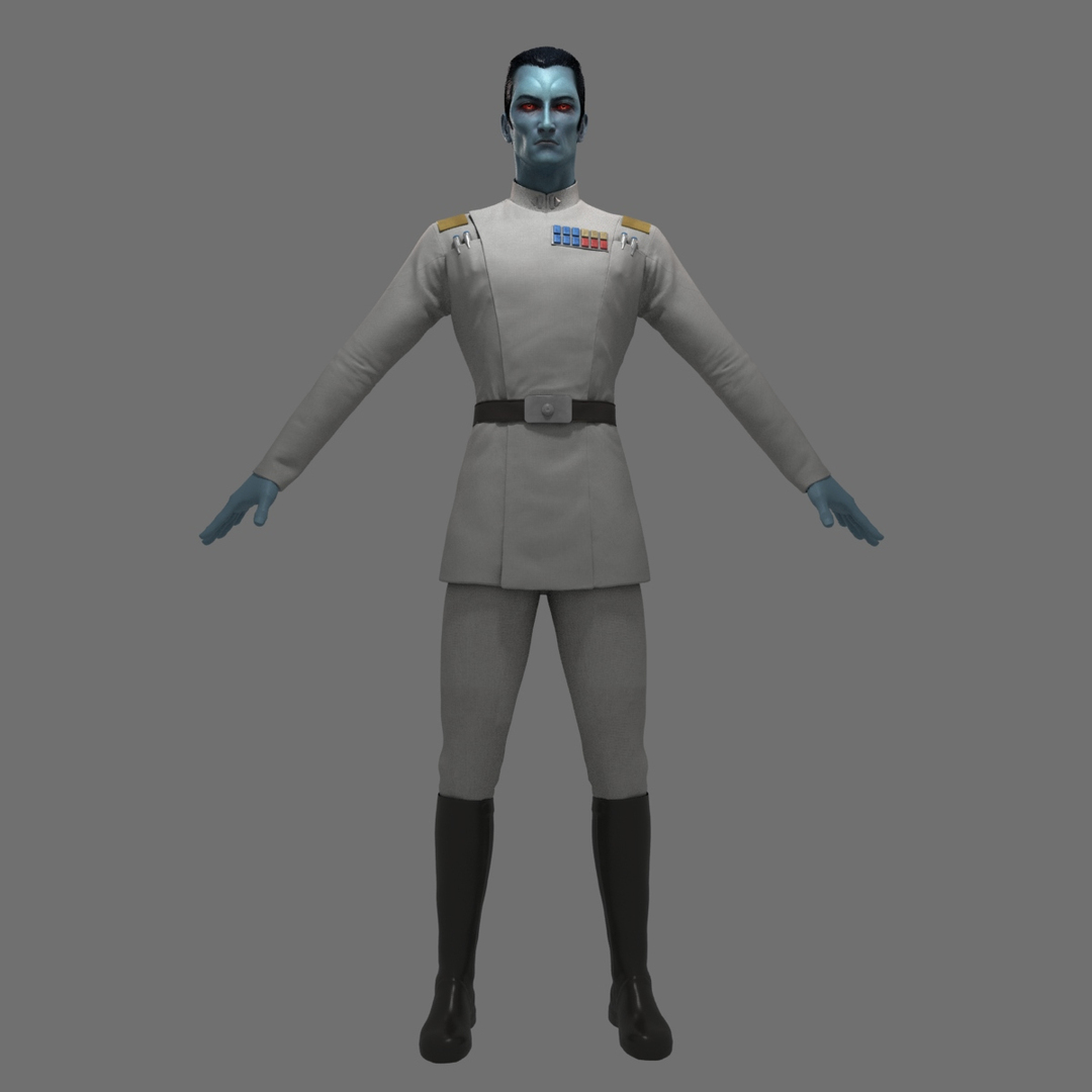 3D model grand admiral thrawn - TurboSquid 1534441