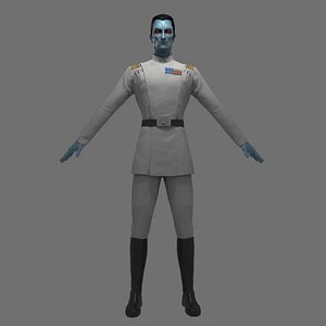 3D model grand admiral thrawn