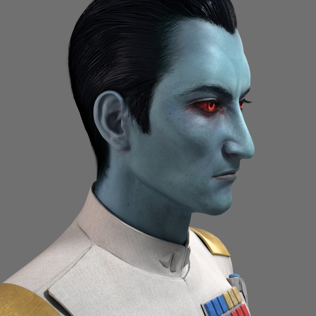 3D Model Grand Admiral Thrawn - TurboSquid 1534441