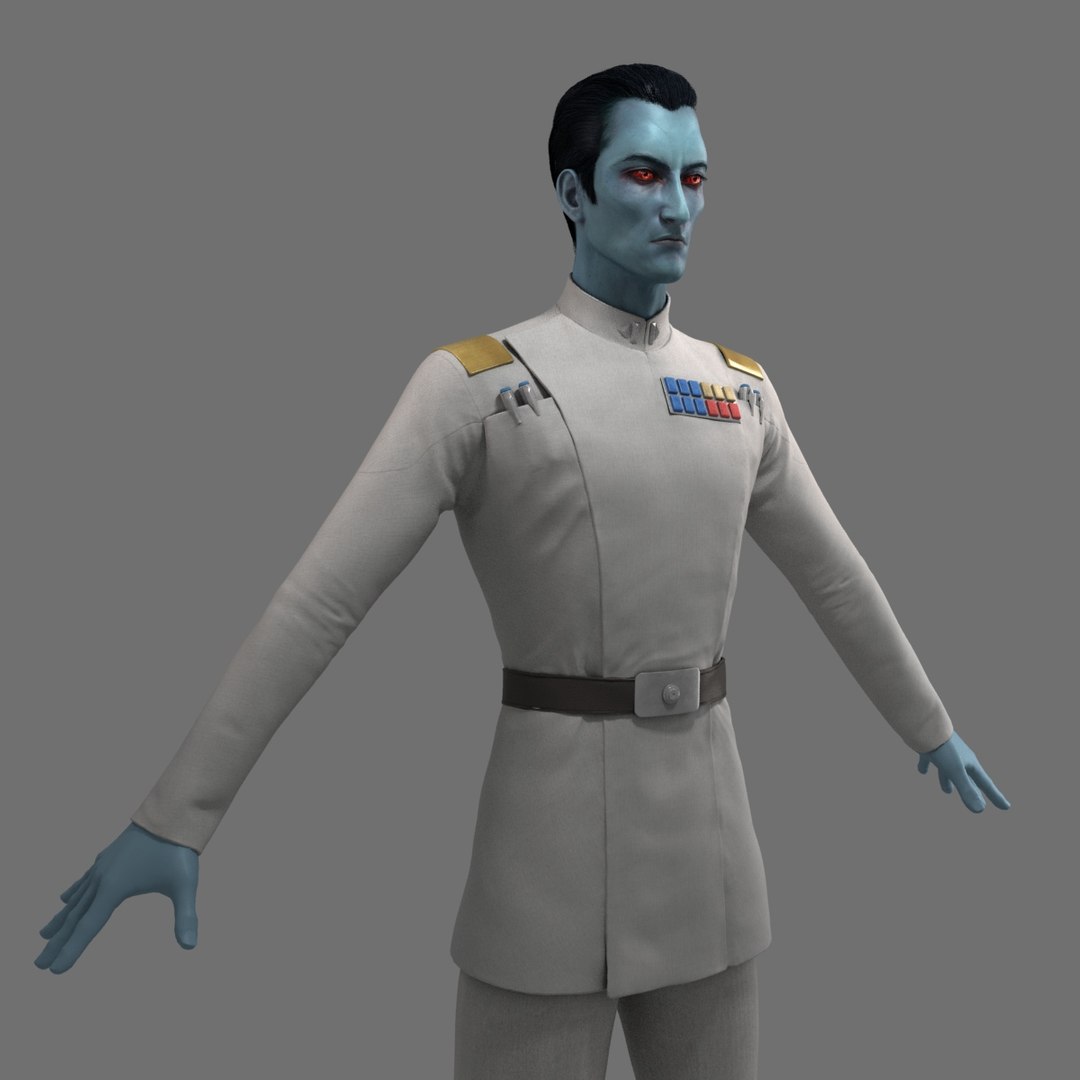 3D Model Grand Admiral Thrawn - TurboSquid 1534441