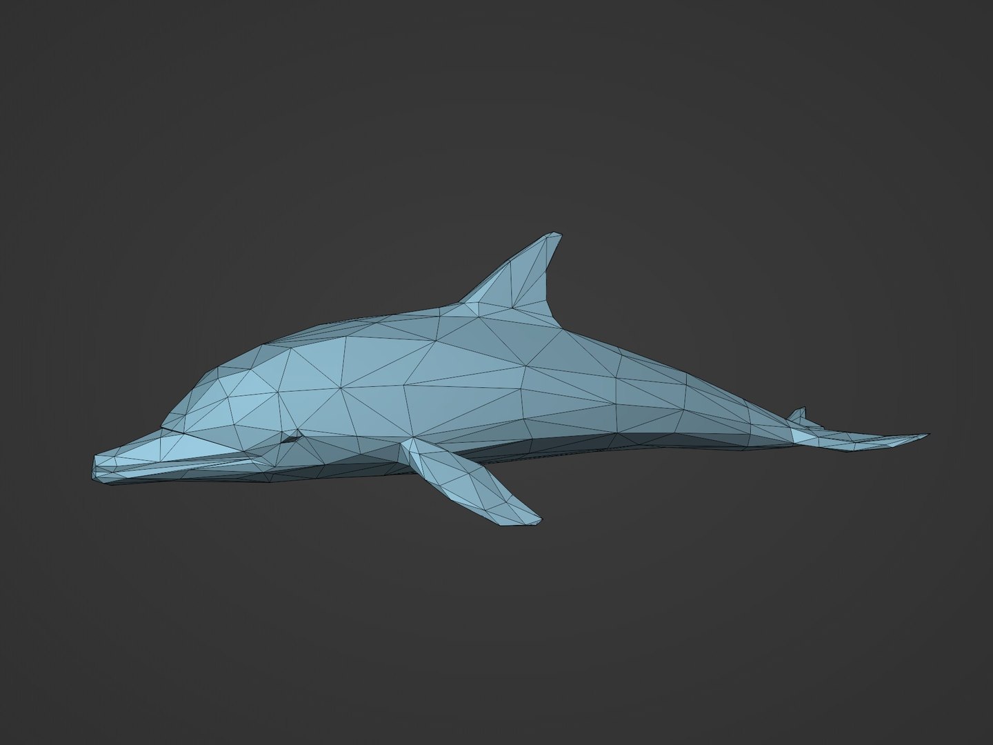 LowPoly Dolphin model - TurboSquid 1946865