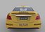 3d generic taxi car model