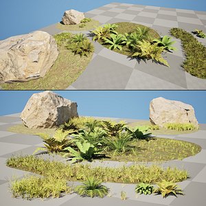 3D Landscape Nature Pack with free Tutorial 3D model