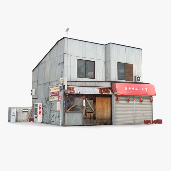 Realistic Tokyo Old House 9 3D model