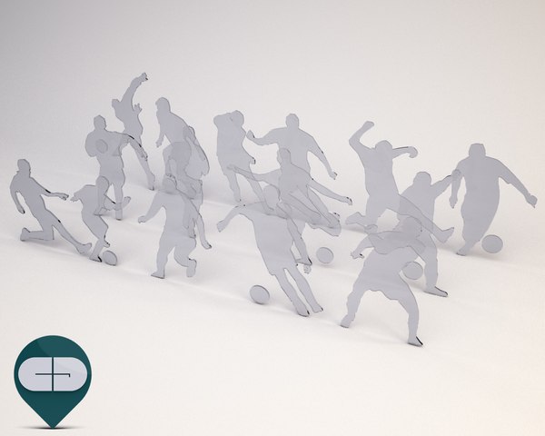 3ds max silhouette people