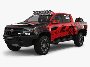 3D chevrolet colorado zr2 2018 model