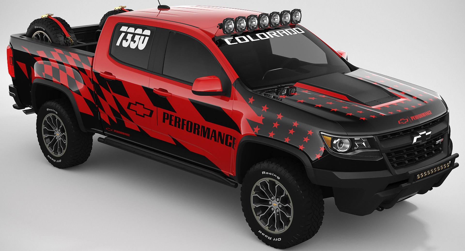 3D Chevrolet Colorado Zr2 2018 Model - TurboSquid 1319252