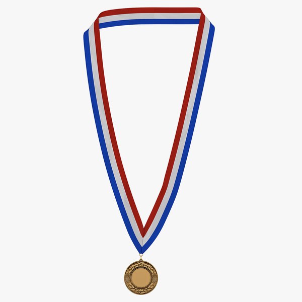 3ds award medal bronze modeled