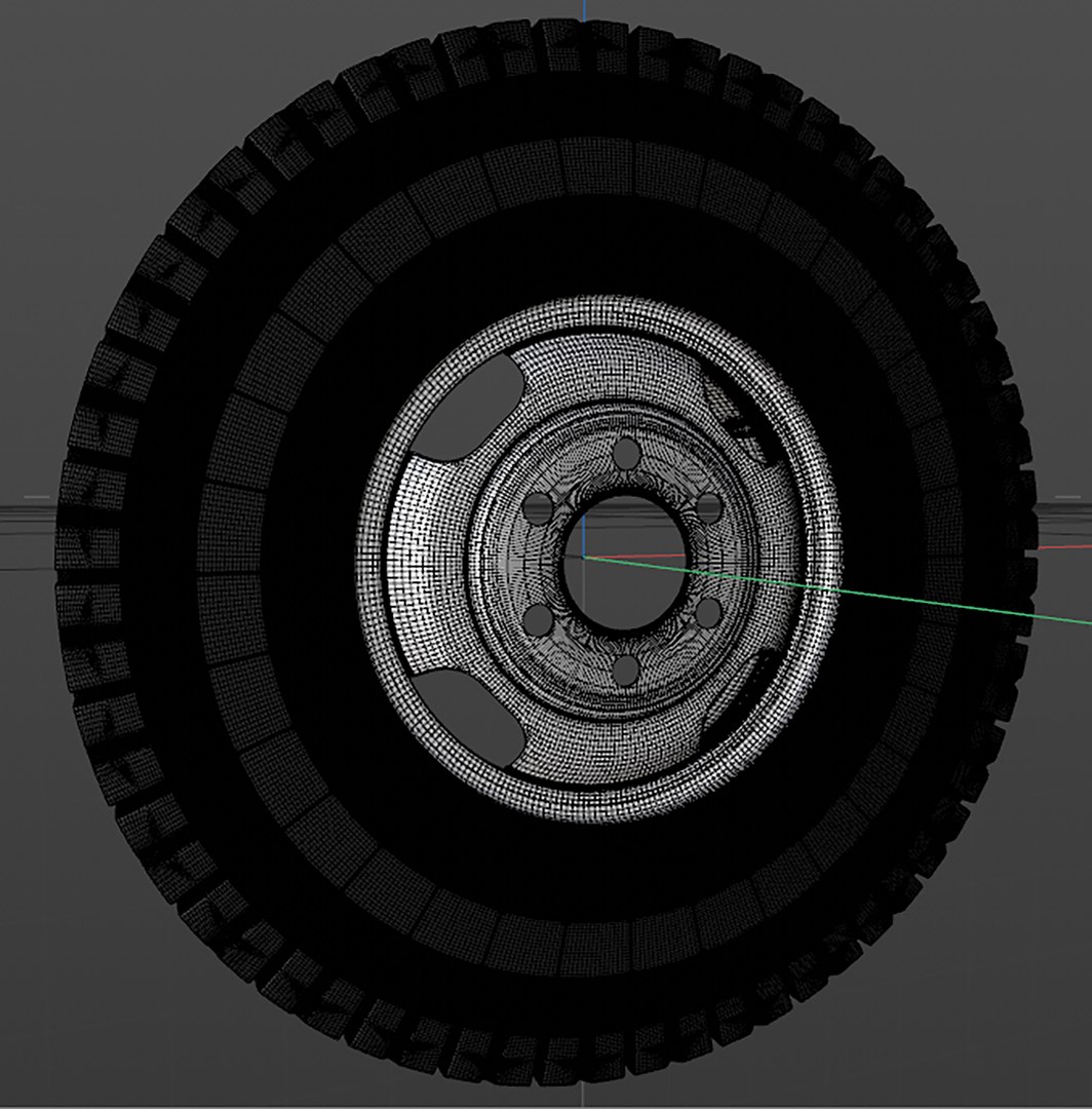 Truck wheel 3D model TurboSquid 1713001