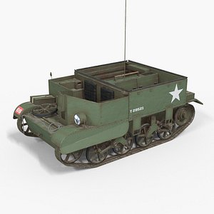 Universal Carrier Tank Low-poly