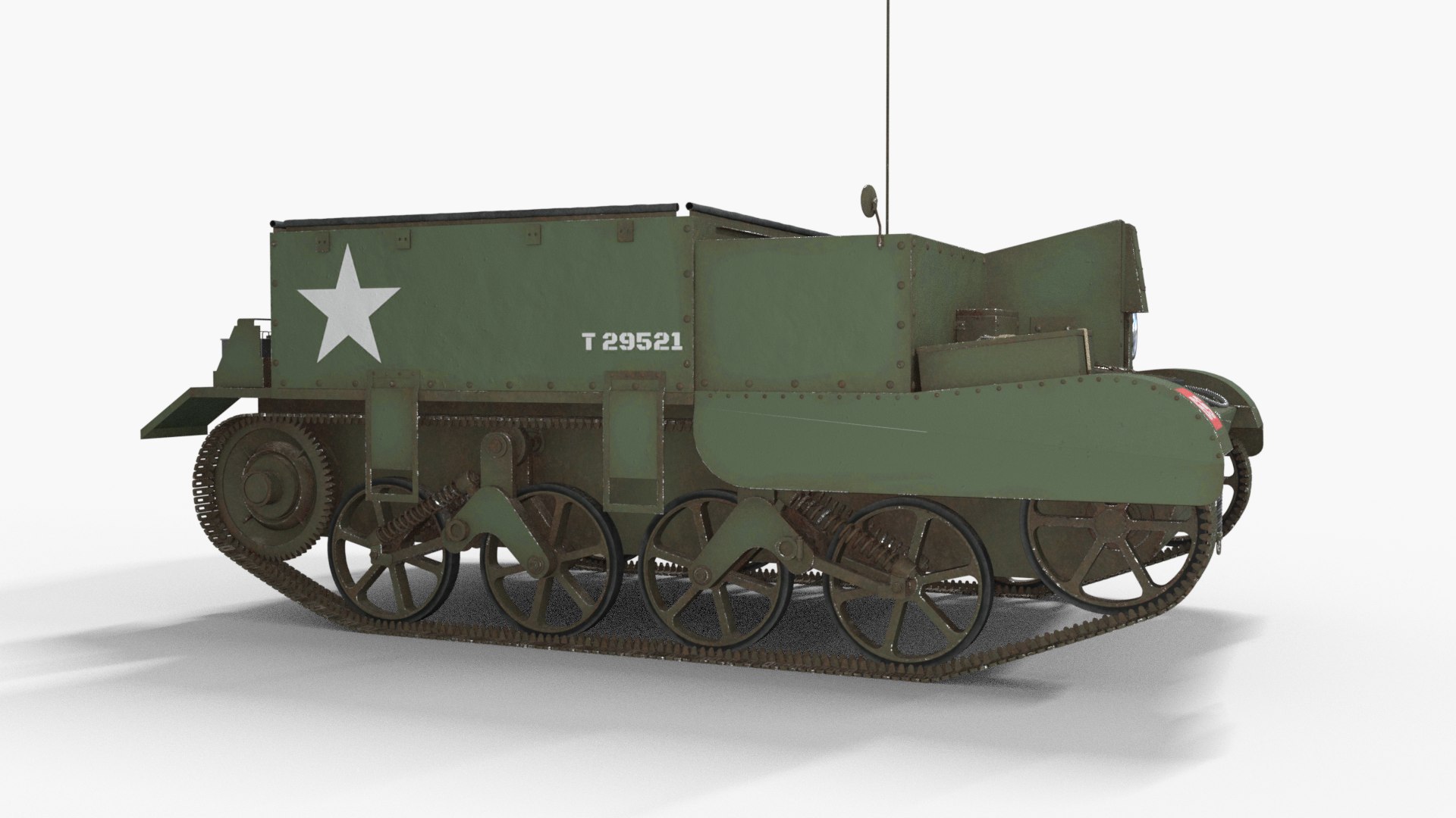 3D Universal Carrier Tank Low-poly 3D Model Model - TurboSquid 2354776