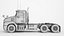 Semi Truck Day Cab Generic 01