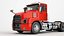 Semi Truck Day Cab Generic 01