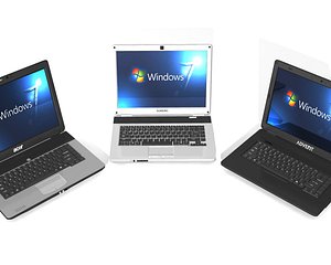 3 Laptops - High Quality