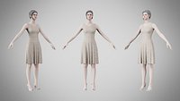 Dress 36 Minimal Geo Lines