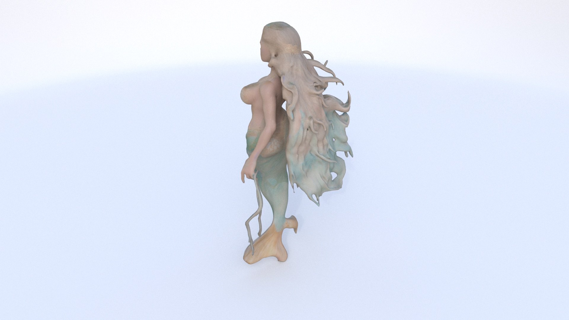 Mermaid Princess 3D Model - TurboSquid 2335157