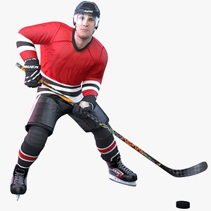 Hockey Player 1 PBR Rigged
