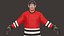 Hockeyspieler 1 PBR manipuliert