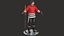 Hockeyspieler 1 PBR manipuliert