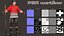Hockeyspieler 1 PBR manipuliert