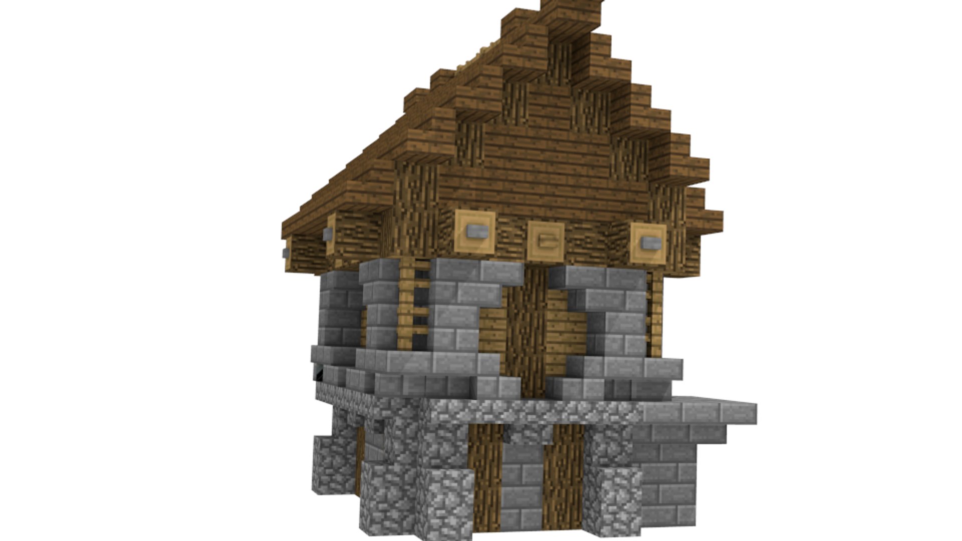 Minecraft Medieval Building Pack Modelo 3D - TurboSquid 1028410