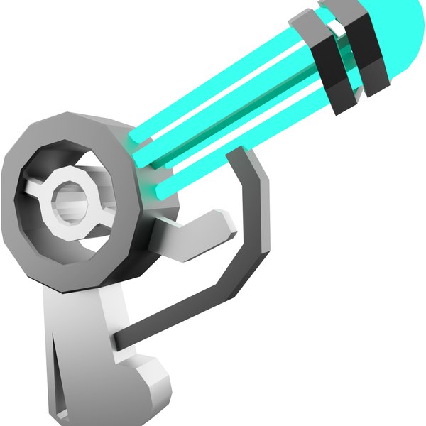 3D 3d game pistol low poly icon model - TurboSquid 2046407