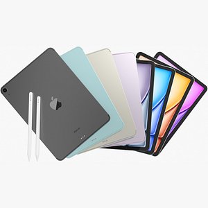 Apple iPad Air 11 2024 6th gen WiFi and Cellular with Pencils All Colors