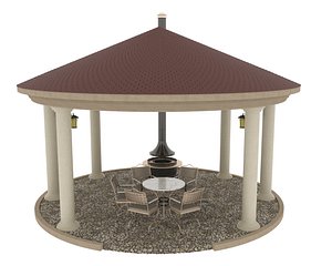3D ROUND REST ZONE
