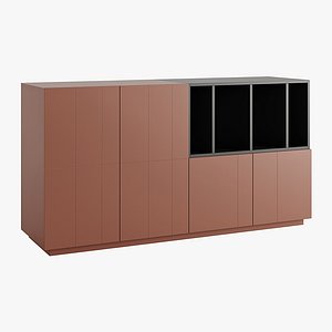 Addy sideboard with shelves