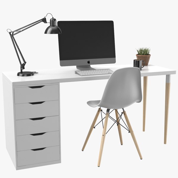 real desk 3D model