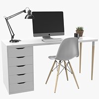 Apple iMac Workstation Desk