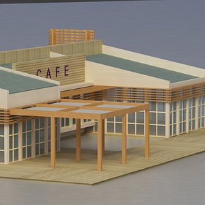 multi purpose building 3d model