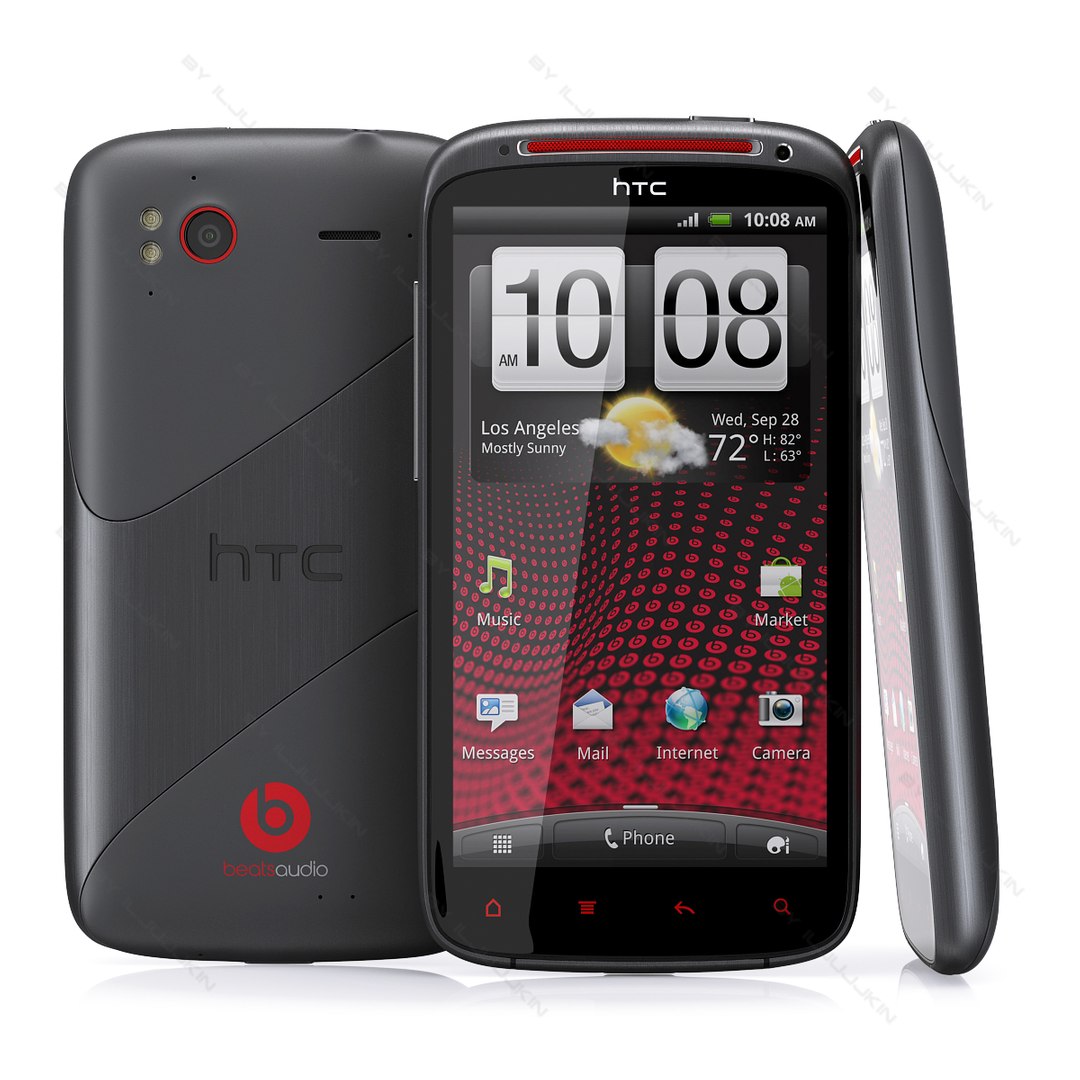 3d Htc Sensation Xe Black