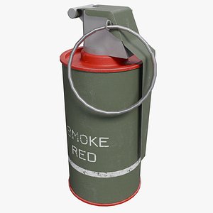 Smoke Grenade - Low Poly Game Ready model