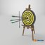3D TargetWithArrows 01 c model