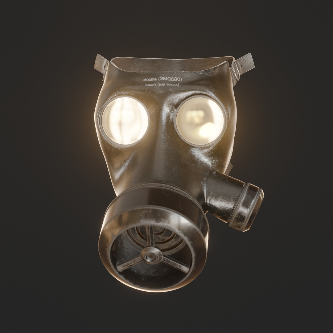 Gas Mask - Psycho Mantis Young 3D model - TurboSquid 2127425