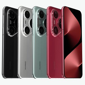 3D model Huawei Pura 80 Pro Plus All Colors