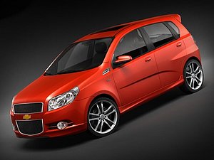 3d chevrolet aveo sport model