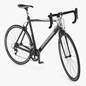 Cannondale Road Bicycle Rigged for Maya 3D
