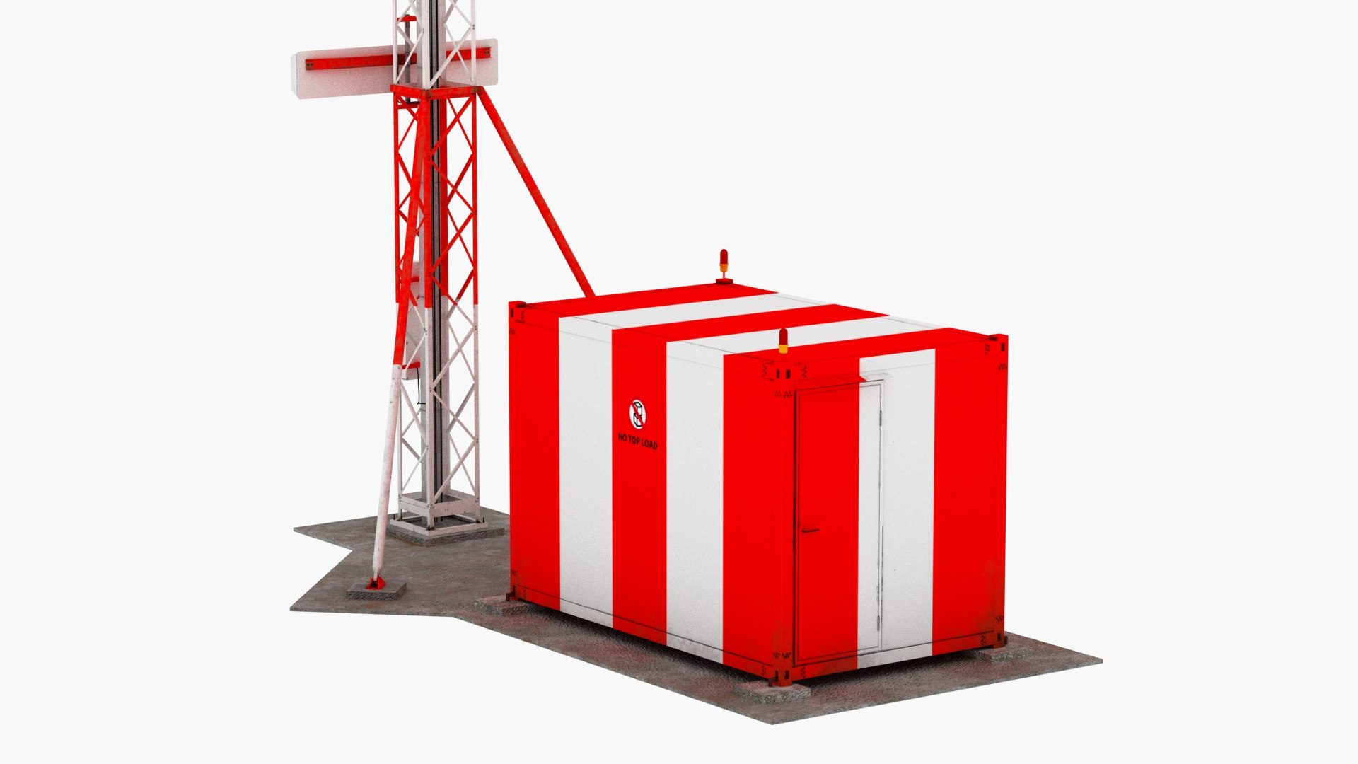 Glide Path Beacon ILS 3D Model - TurboSquid 1936750