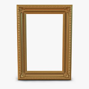 3d baroque picture frame 5