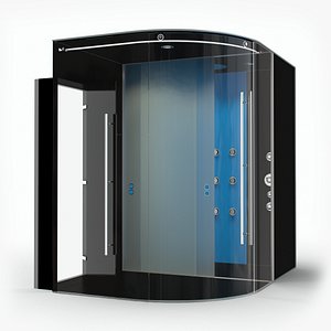 3d shower cabin hall