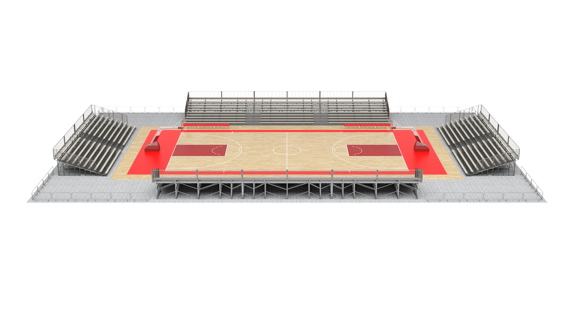 Basketball Arena 3D Model - TurboSquid 2323655