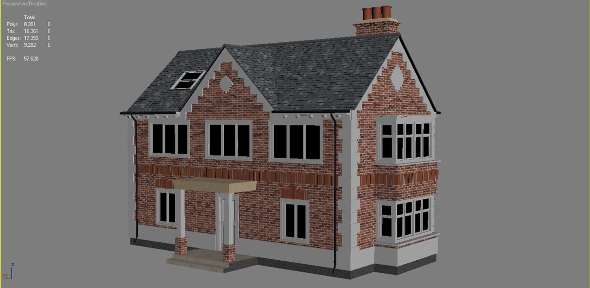 3D House Brick Model - TurboSquid 1168865