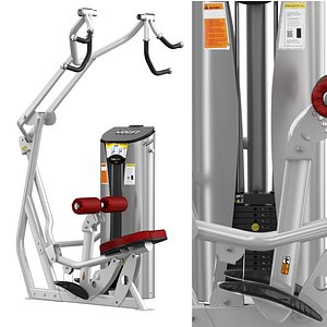 RS-1201 LAT Pulldown 3D model