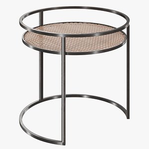 Terr serving table in beige