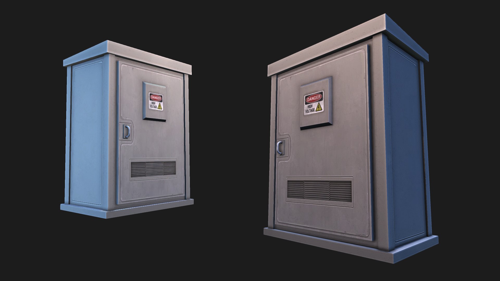3d Utility Boxes Model