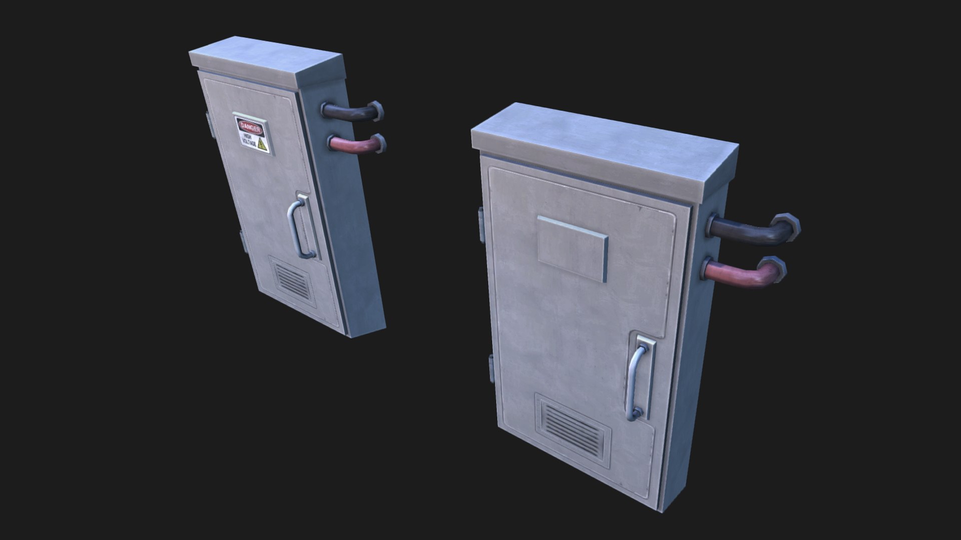 3d Utility Boxes Model